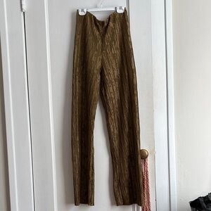 Zara patterned elastic pull on pant